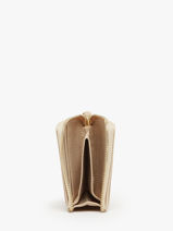 Compacte Ritsportefeuille Caviar Leder Crinkles Beige caviar 14316-vue-porte